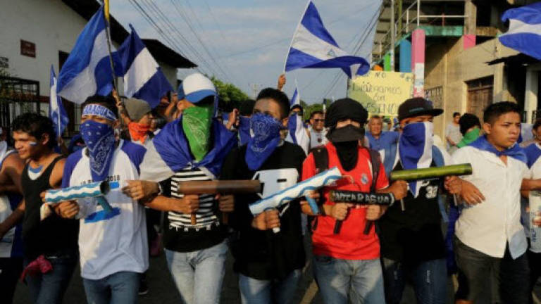 At least four hurt in new Nicaragua protest violence