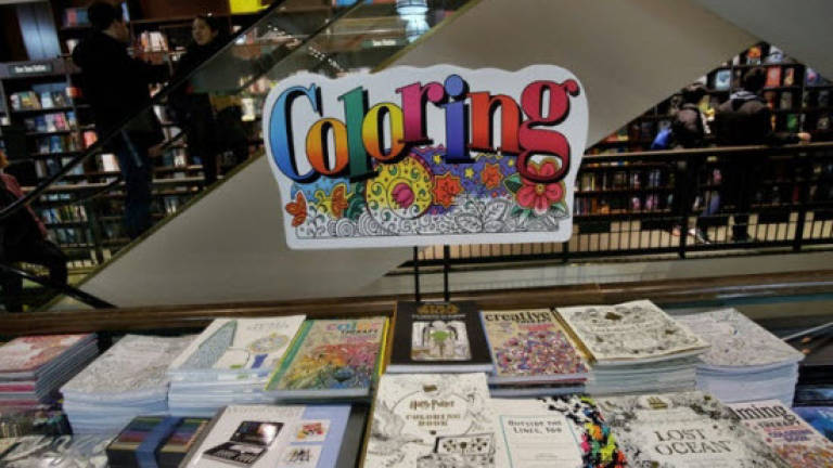 Colouring book for adults craze booms in US