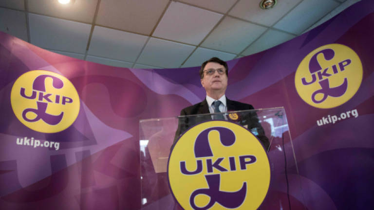 Latest new leader of Britain's UKIP anointed, plans to quit