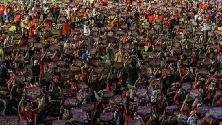 Anti-Kleptocracy rally draws 25k supporters to Padang Timur