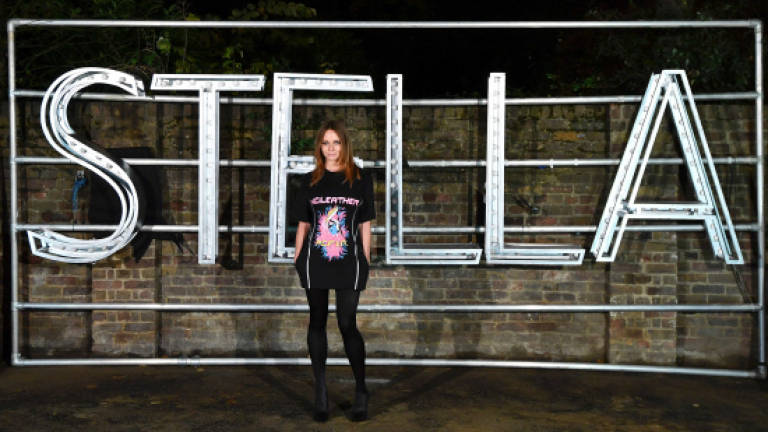 Designer Stella McCartney unveils first menswear collection