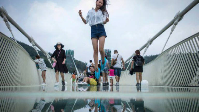 Chinese glass bridge, world's longest, closes