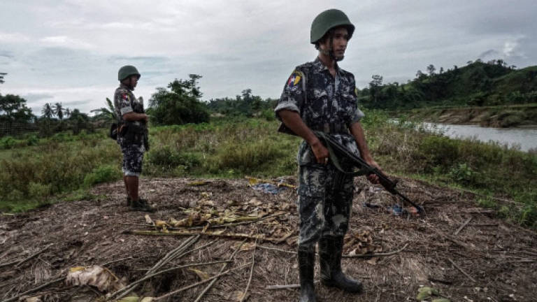 Civilians trapped as violence scorches Myanmar's Rakhine State