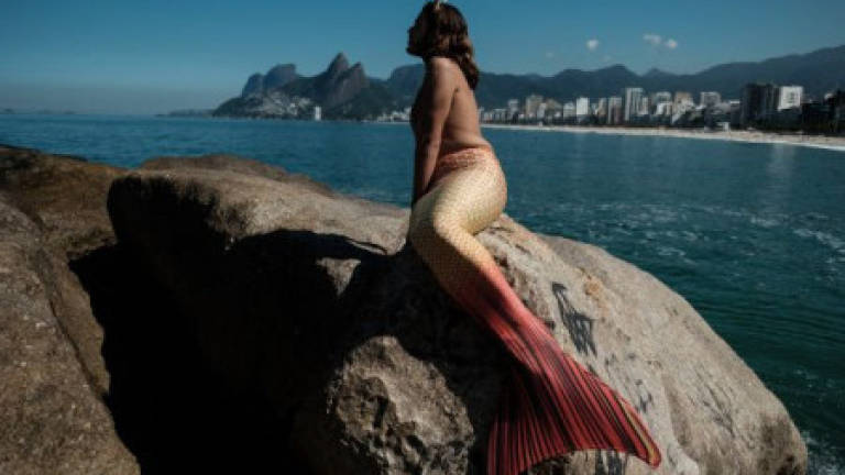 Brazilian 'mermaids' ride quirky fashion wave