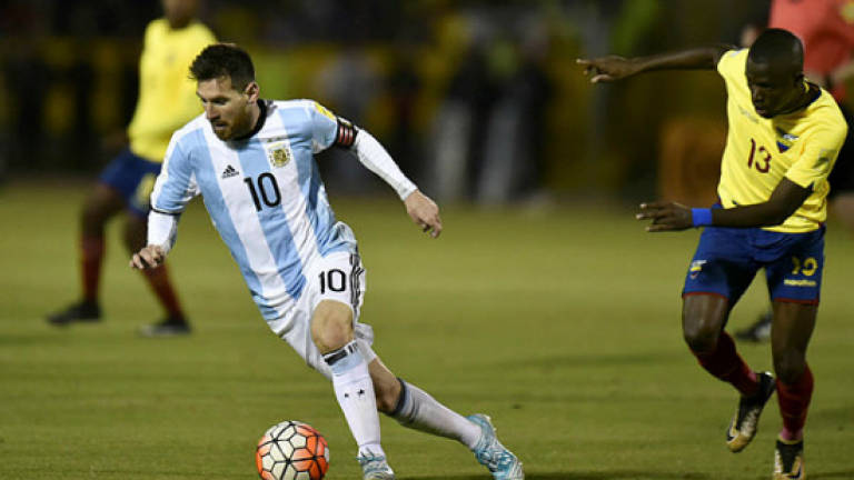 Messi treble fires Argentina to World Cup as Chile go out
