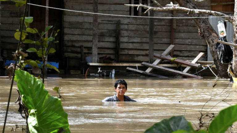 Flood improving in Kota Belud