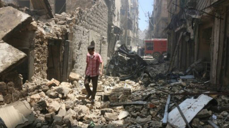 4 hospitals hit by air raids in Syria's Aleppo
