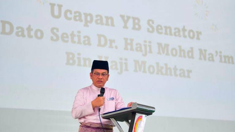 Menteri di Jabatan Perdana Menteri (Hal Ehwal Agama) Datuk Mohd Na’im Mokhtar - fotoBERNAMA