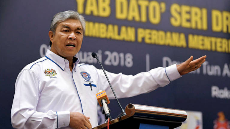 Return of Mahathir as PM can be damaging to the country: Zahid
