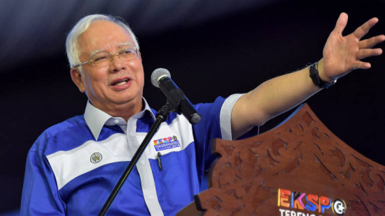 Opposition is all talk and no substance: Najib