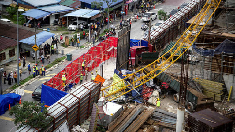 Uda still waiting for reports on toppled crane incident in Kampung Baru
