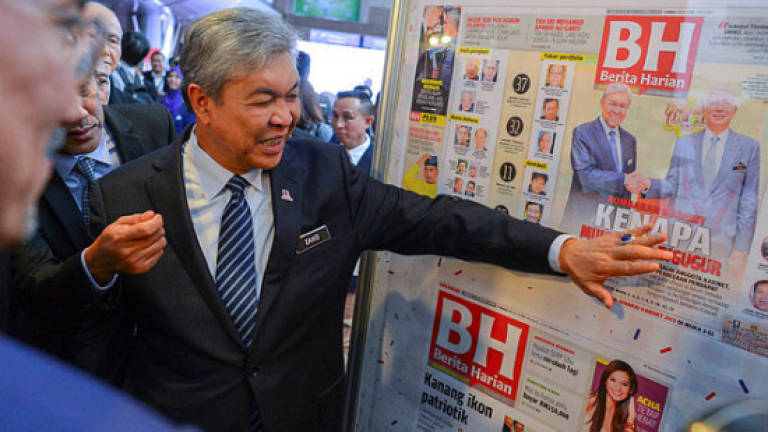 Greater press freedom in Malaysia now, says Zahid