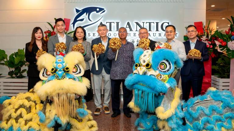 Opening ceremony of Atlantic Seafood Restaurant.