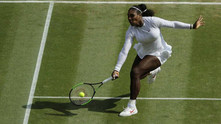 After baby steps, Serena plans giant leap in Wimbledon final