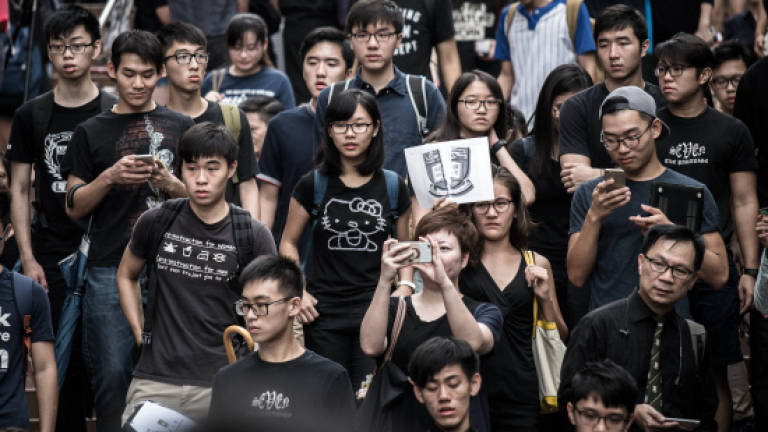 Hong Kong university protest over academic freedoms