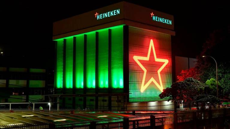 A view of Heineken Malaysia’s iconic Sungei Way Brewery.
