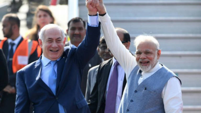Netanyahu in India for first visit by Israeli PM in 15 years