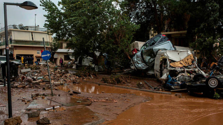 Six missing after deadly Greek floods