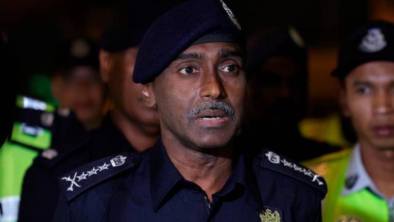 Johor police chief, M Kumar. - BERNAMApix