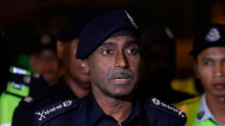 Ketua Polis Johor M Kumar - fotoBERNAMA