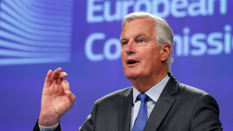 EU's Barnier 'worried' by UK stance on Ireland