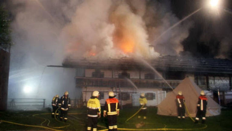 German Alps hotel fire kills at least five
