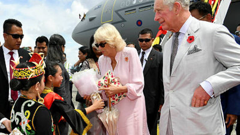 Prince Charles and wife visit Sarawak Cultural Village