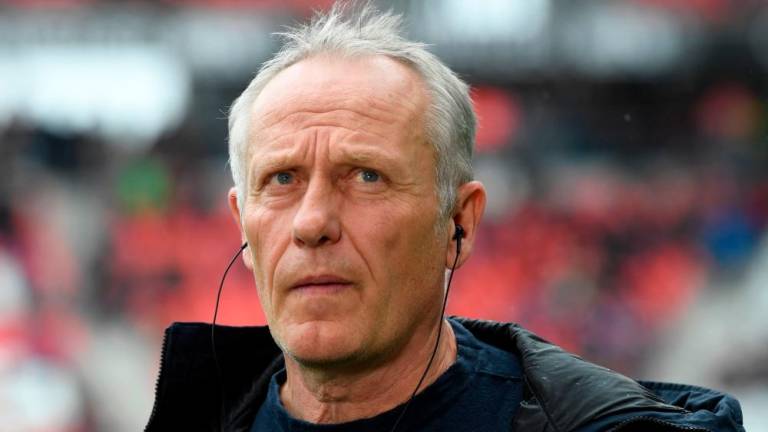 Freiburg’s German coach Christian Streich looks on prior to the German first division Bundesliga football match between SC Freiburg and Bayer 04 Leverkusen in Freiburg, southern Germany, on March 17, 2024/AFPPix