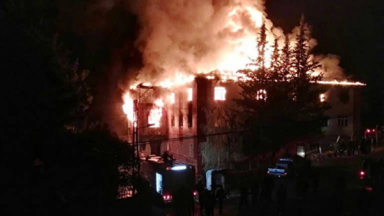 Turkey detains six over deadly schoolgirl dorm fire