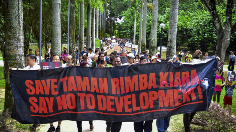 TTDI residents stage protests against development in TRK