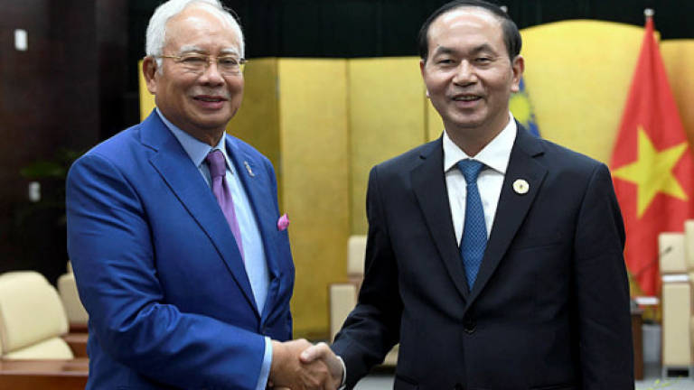 Najib meets Vietnamese President Tran
