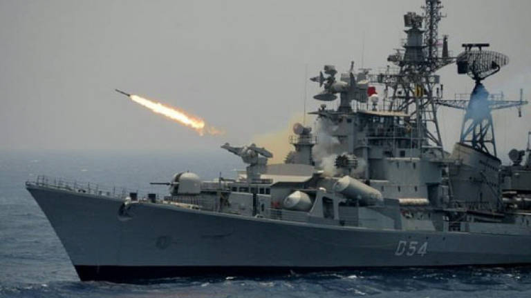 India holds naval exercises with US, Japan