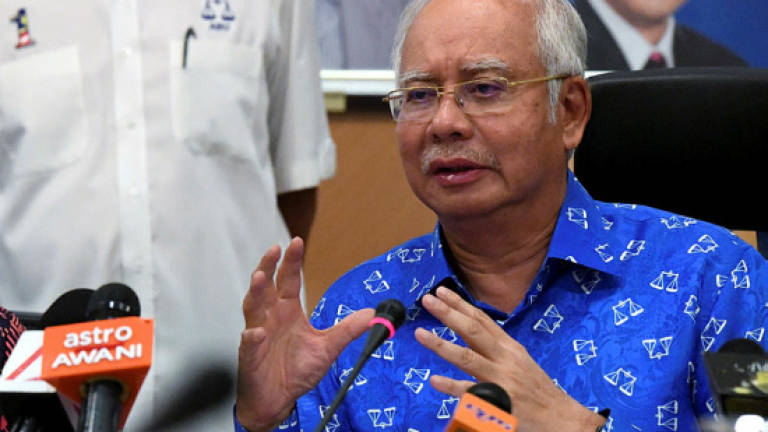 Najib points out weaknesses in Pakatan's leadership