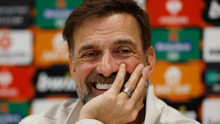 Liverpool manager Jurgen Klopp during the press conference/REUTERSPix