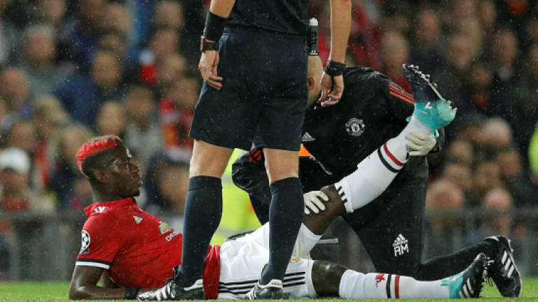 Mourinho: Injured Pogba could be out for 'weeks'