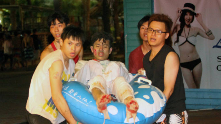 Taiwan water park blast victims demand apology, punishment