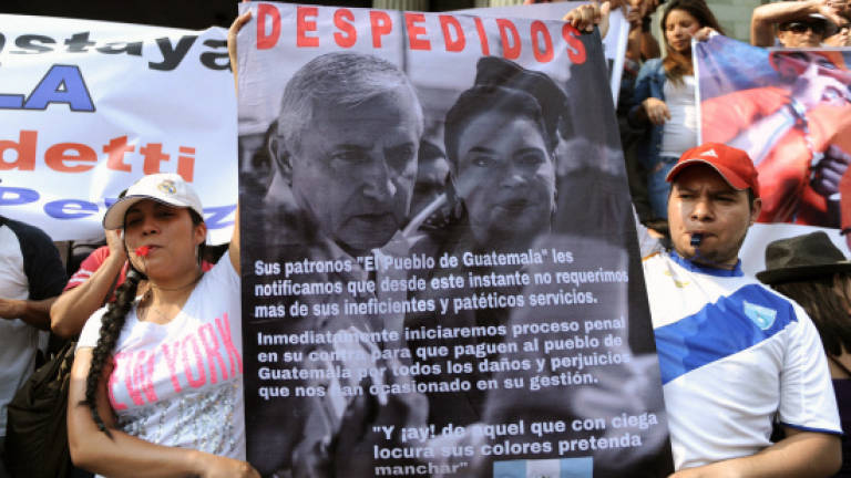Thousands in Guatemala demand president, deputy resign