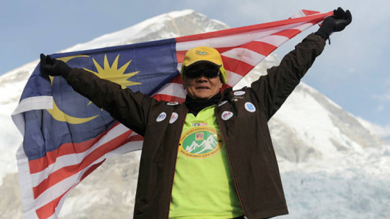 Malaysia's oldest climber had to cancel ascent to Everest summit