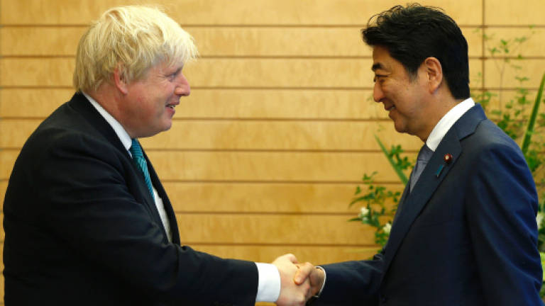 Britain's Johnson welcomes Japanese investment despite Brexit