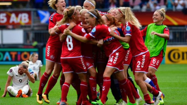Denmark stun Germany, England beat France for first time in 43 years