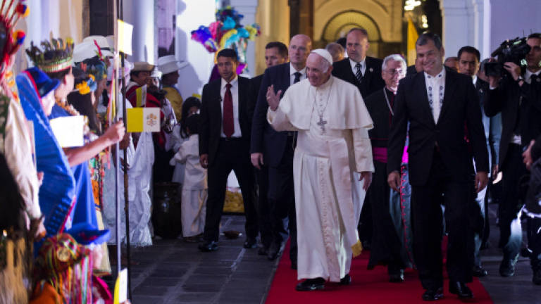 Francis to hold papal mass in Ecuador capital Quito
