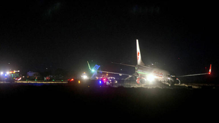 Jet skids off runway causing Kathmandu airport chaos (Updated)