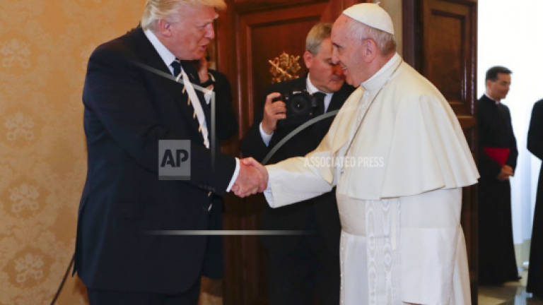 'We can use peace': Trump and Pope Francis meet