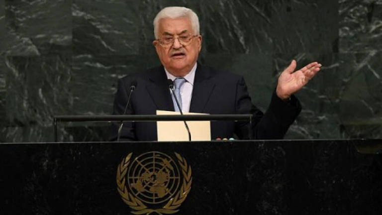 Abbas at UN calls for end to 'apartheid' for Palestinians