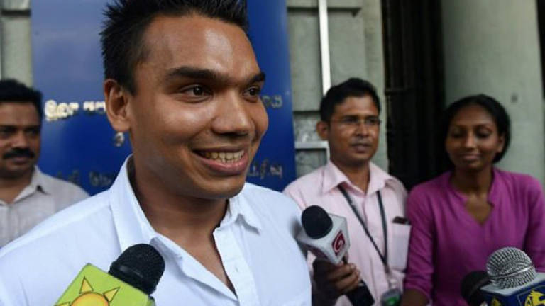 Sri Lanka arrests ex-leader's son over anti-India protest