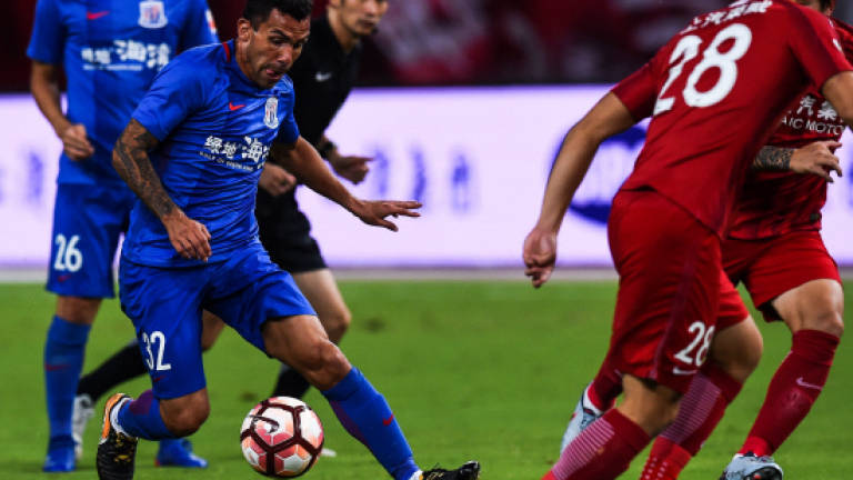 Tevez's battered Shanghai Shenhua 'just like Man Utd'