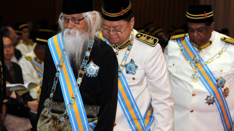 Recipients of Penang state honours, medals reminded to observe decorum