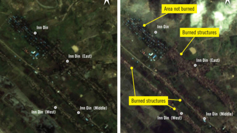 Amnesty says Myanmar military torching Rohingya villages