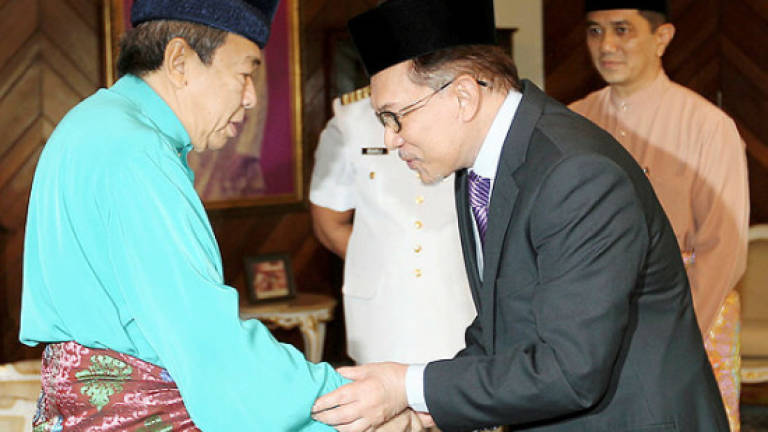 Selangor Sultan grants audience to Anwar, Azmin