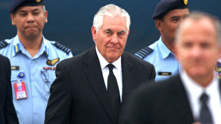 US Secretary of State Tillerson has talks with DPM Ahmad Zahid